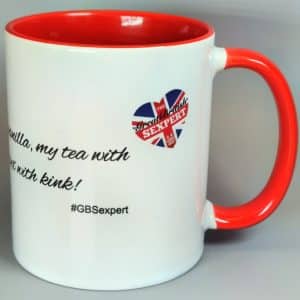 'I like my cake with vanilla, my tea with milk, and my s£x with kink' mug - Image 3